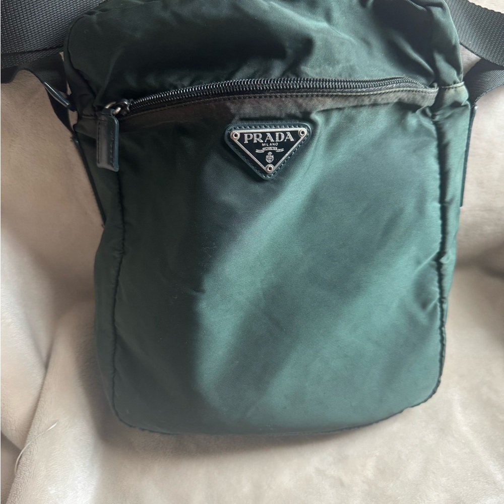 Prada Green Nylon Bag